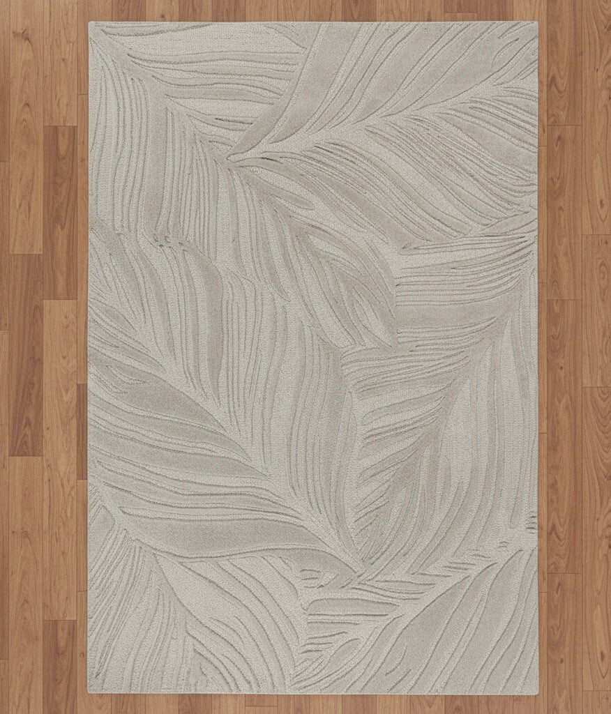 Ivory Palm Texture Rug