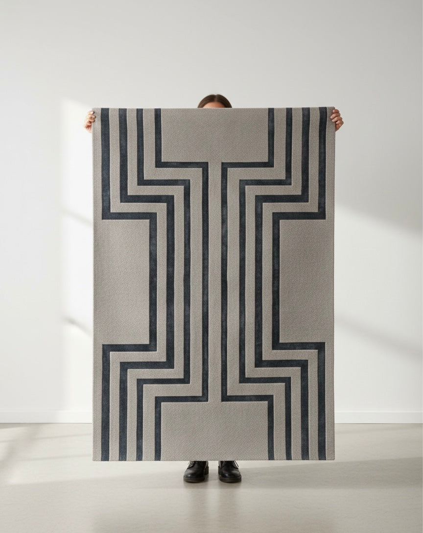 Slate Axis Rug