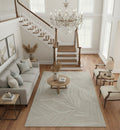 Ivory Palm Texture Rug