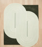 Dual Arc Geometry Rug