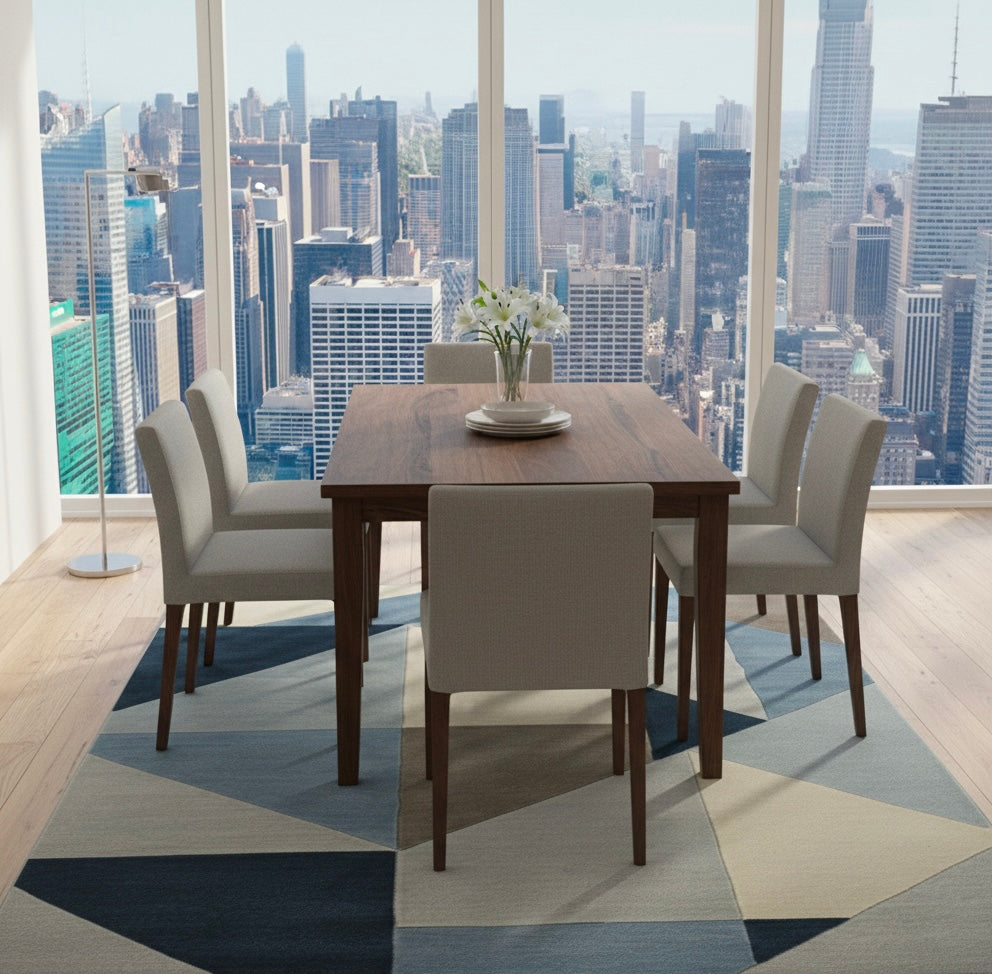 Modern Polygon Shapes Rug