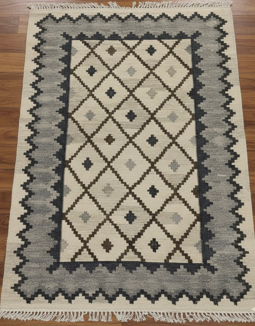 Desert Lattice Dhurrie