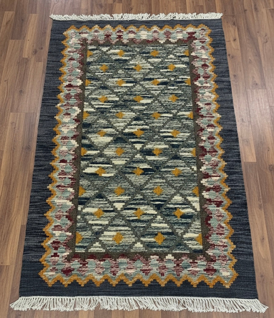 Heritage Mosaic Weave Dhurrie