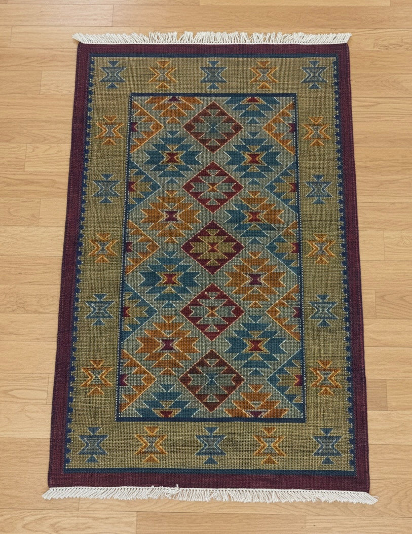 Multicolor Nomadic Medallion Kilim Dhurrie