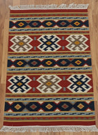 Vintage Nomadic Symbol Dhurrie