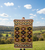 Southwestern Tribal Grid Dhurrie