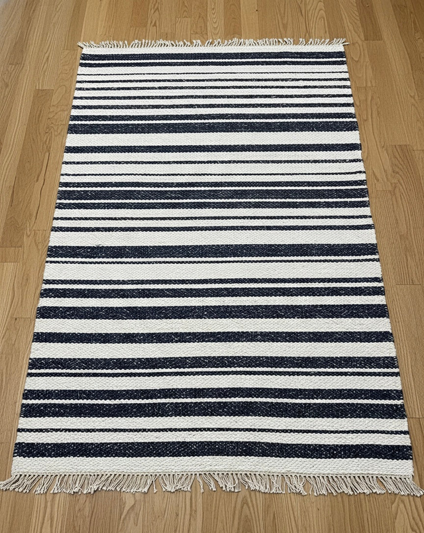 Blue Lining Dhurrie