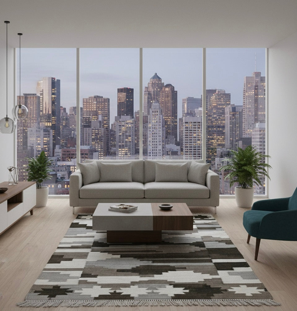 Block Horizon Rug