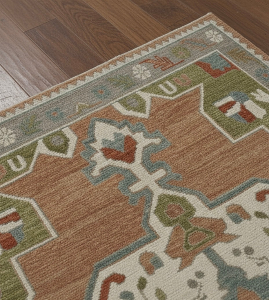 Ivory Blossom Medallion Rug
