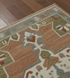 Ivory Blossom Medallion Rug
