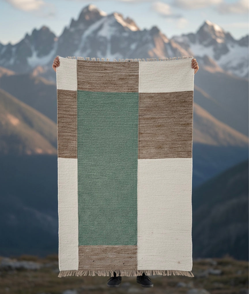 Contemporary Colorblock Rug