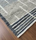 Minimalist Gradient Line Carpet