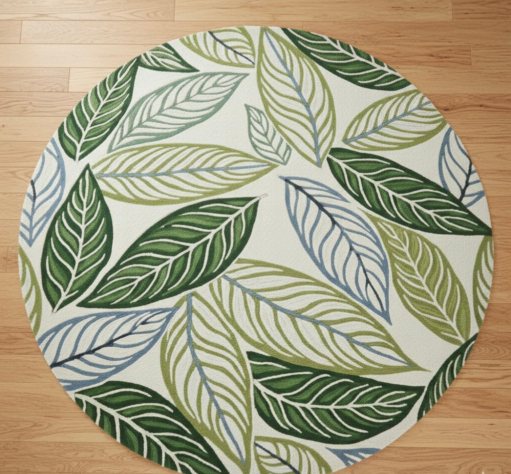 Floral Round Rugs