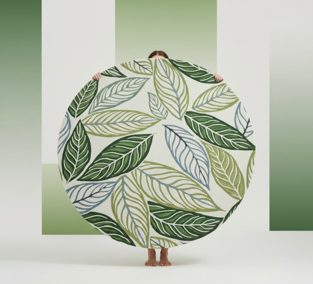 Floral Round Rugs