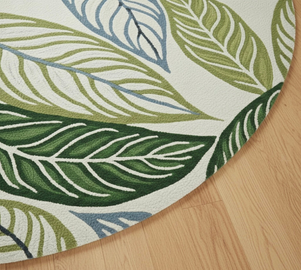 Floral Round Rugs