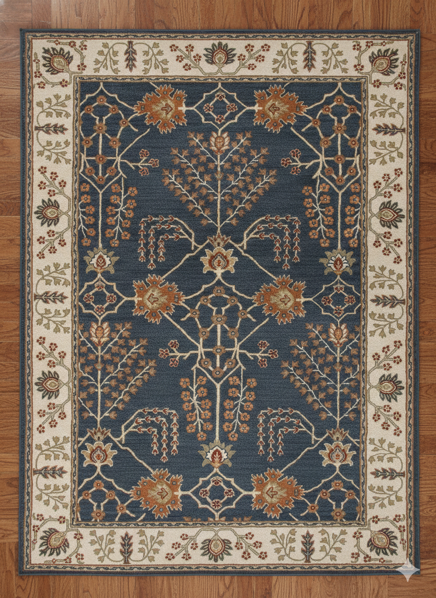 The Midnight Botanical Area Tufted Rugs