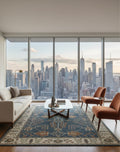 The Midnight Botanical Area Tufted Rugs