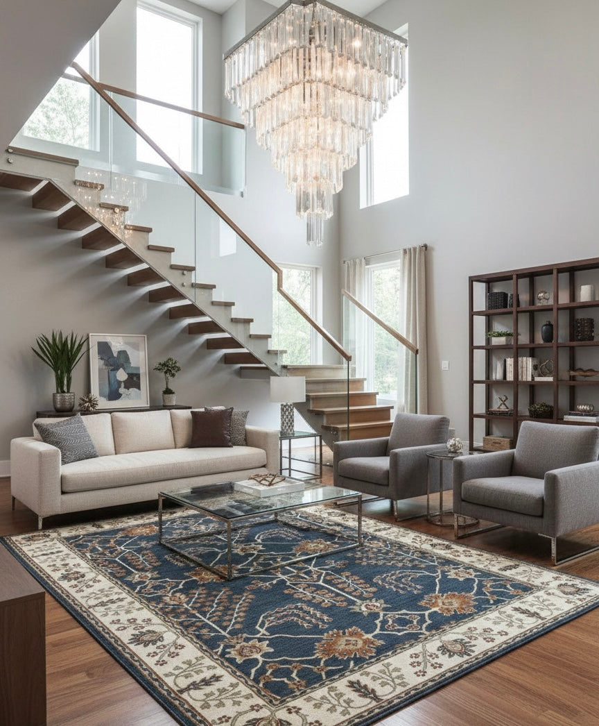 The Midnight Botanical Area Tufted Rugs