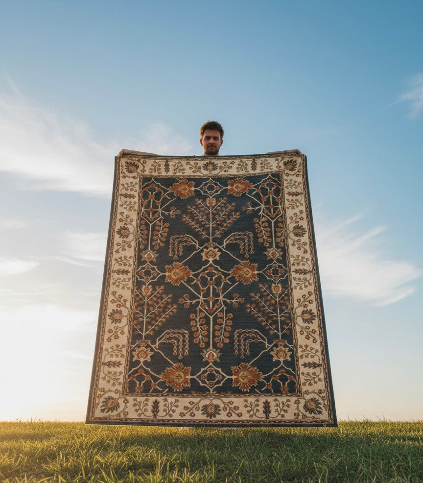 The Midnight Botanical Area Tufted Rugs