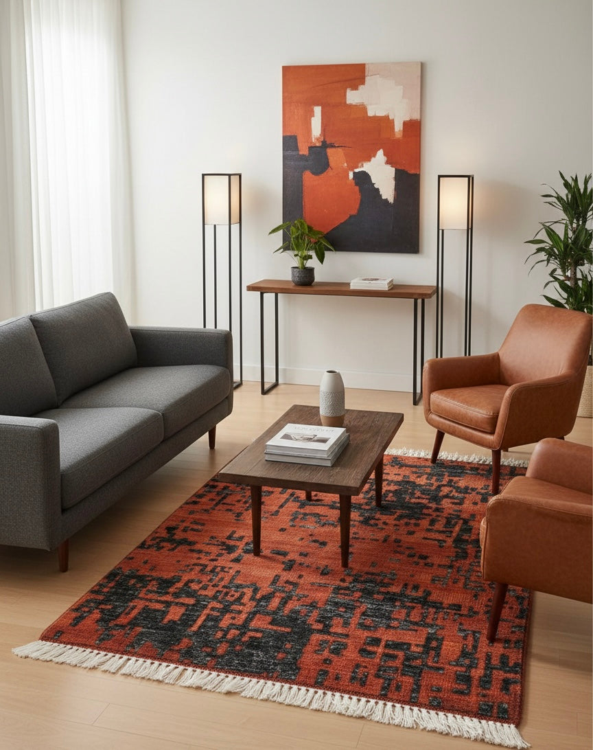 Burnt Signal Rug