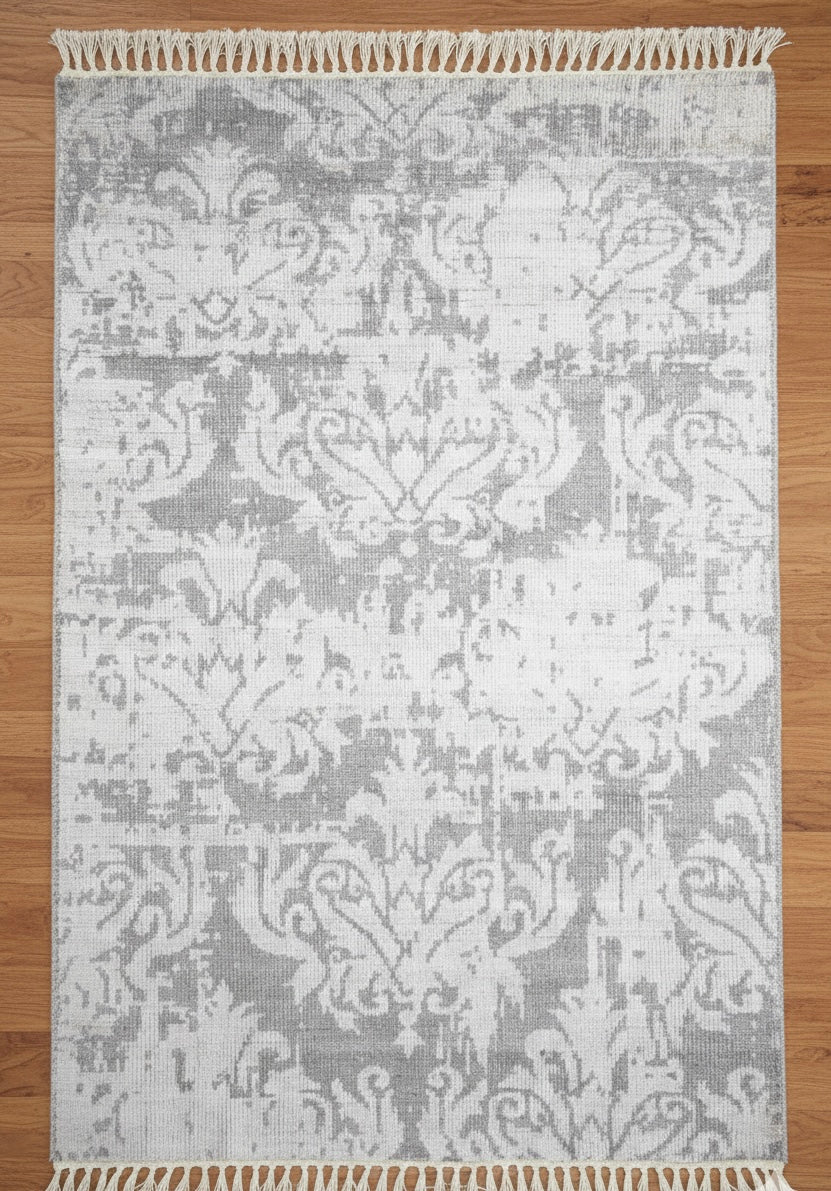 Shadowed Petals Bohemian Handknotted Rugs