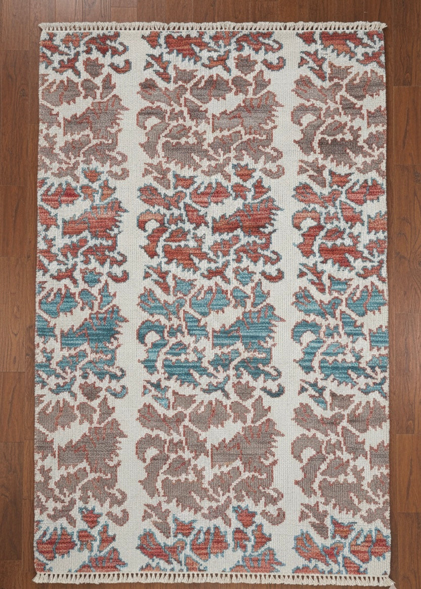 Rustic Modern Abstract Handknotted Rugs