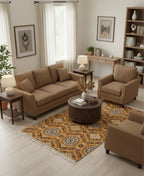 Bohemian Amber Tapestry Handknotted Rugs