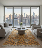 Bohemian Amber Tapestry Handknotted Rugs