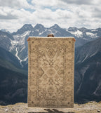 Vintage-Inspired Geometric Tribal Handknotted Rugs
