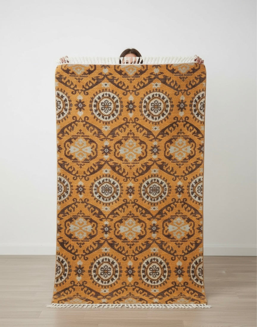 Bohemian Amber Tapestry Handknotted Rugs