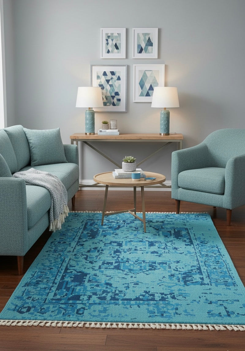Modern Distressed Handknotted Rugs