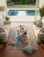 Rustic Modern Abstract Handknotted Rugs