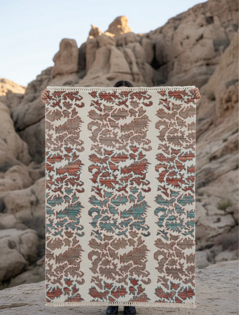 Rustic Modern Abstract Handknotted Rugs