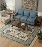 Traditional Style Hand-Knotted Rug