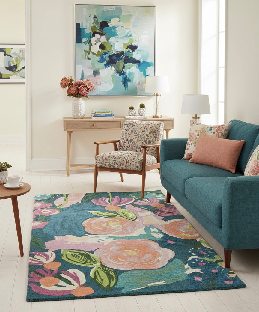 The Painted Garden Handtufted Rugs