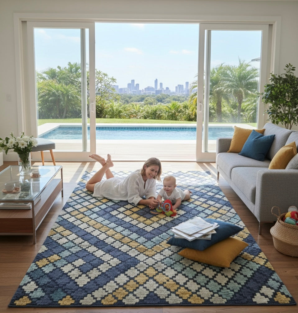 The Pixelated Petal Handtufted Rugs