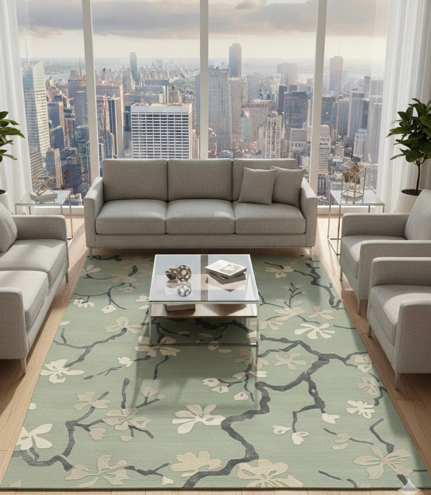 Ethereal Floral Tufted Rugs