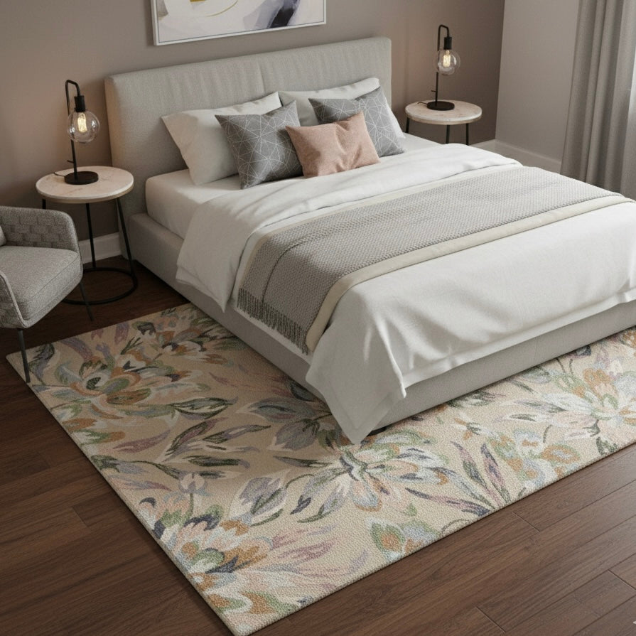 Serene Botanical Handtufted Rugs