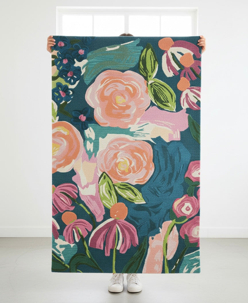 The Painted Garden Handtufted Rugs
