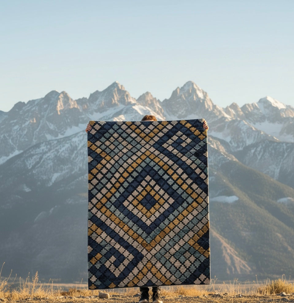 The Pixelated Petal Handtufted Rugs