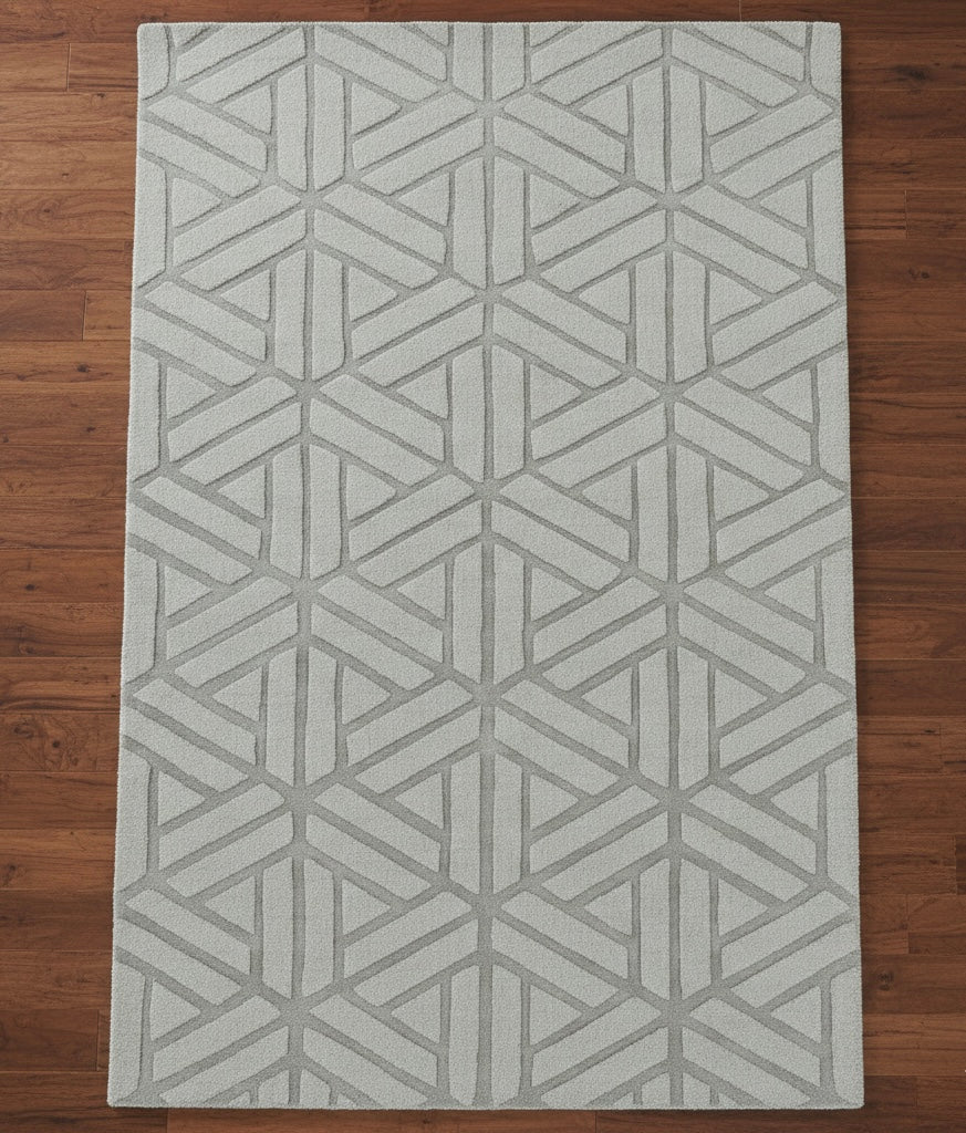Slate Prism Hand-Tufted Rug