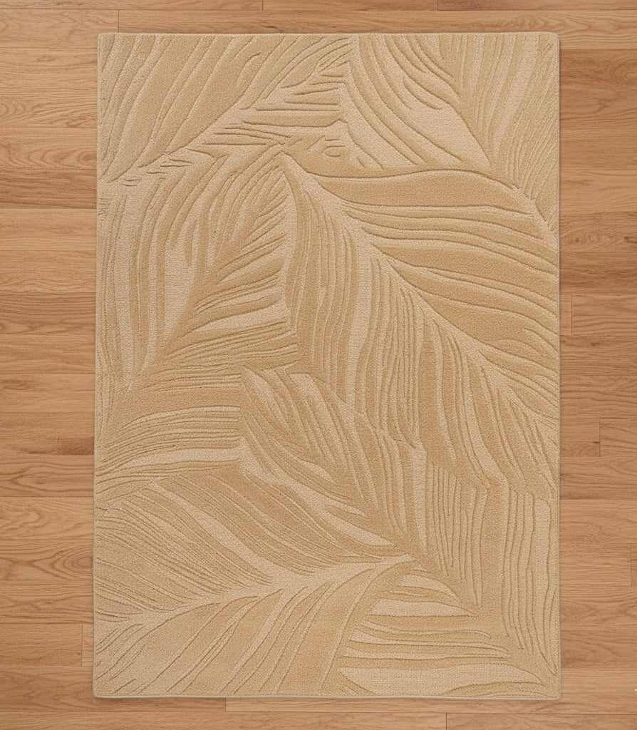 Golden Frond Sculpted HandTufted Rugs