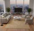 Golden Frond Sculpted HandTufted Rugs