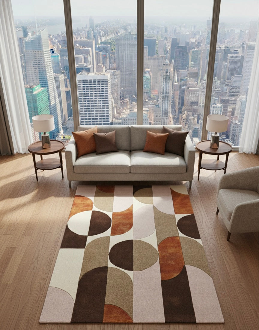 Earthbound Geometry Handtufted Rugs