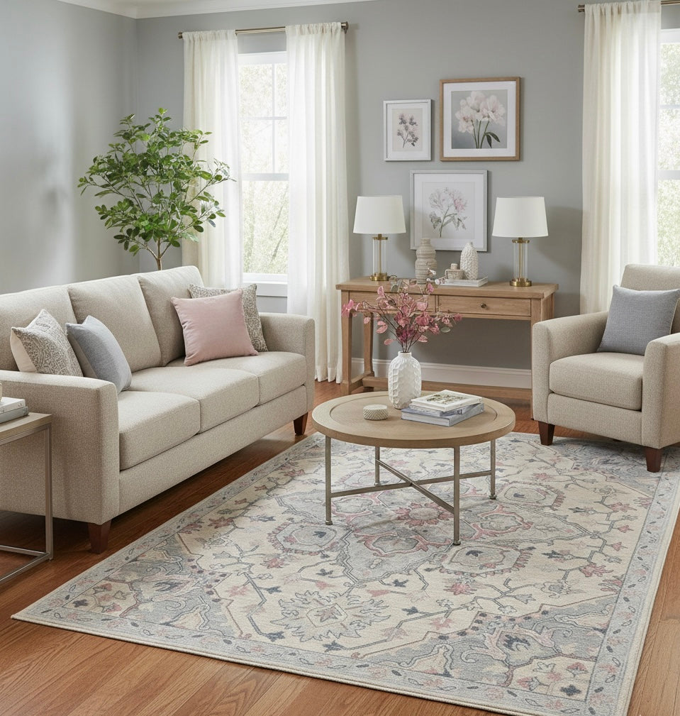 Serene Pastel Handtufted Rugs