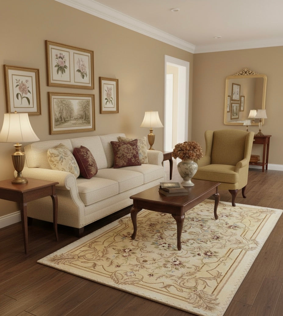 French Provencal Bloom Handtufted Rugs