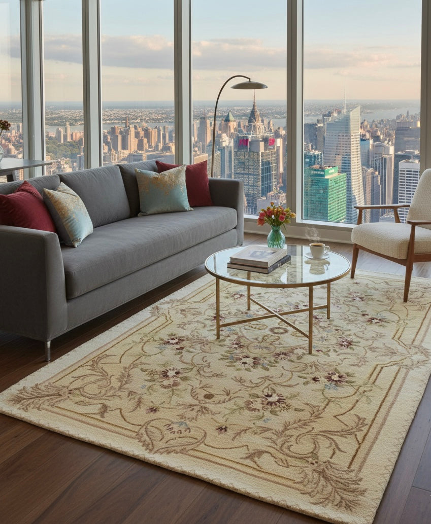 French Provencal Bloom Handtufted Rugs