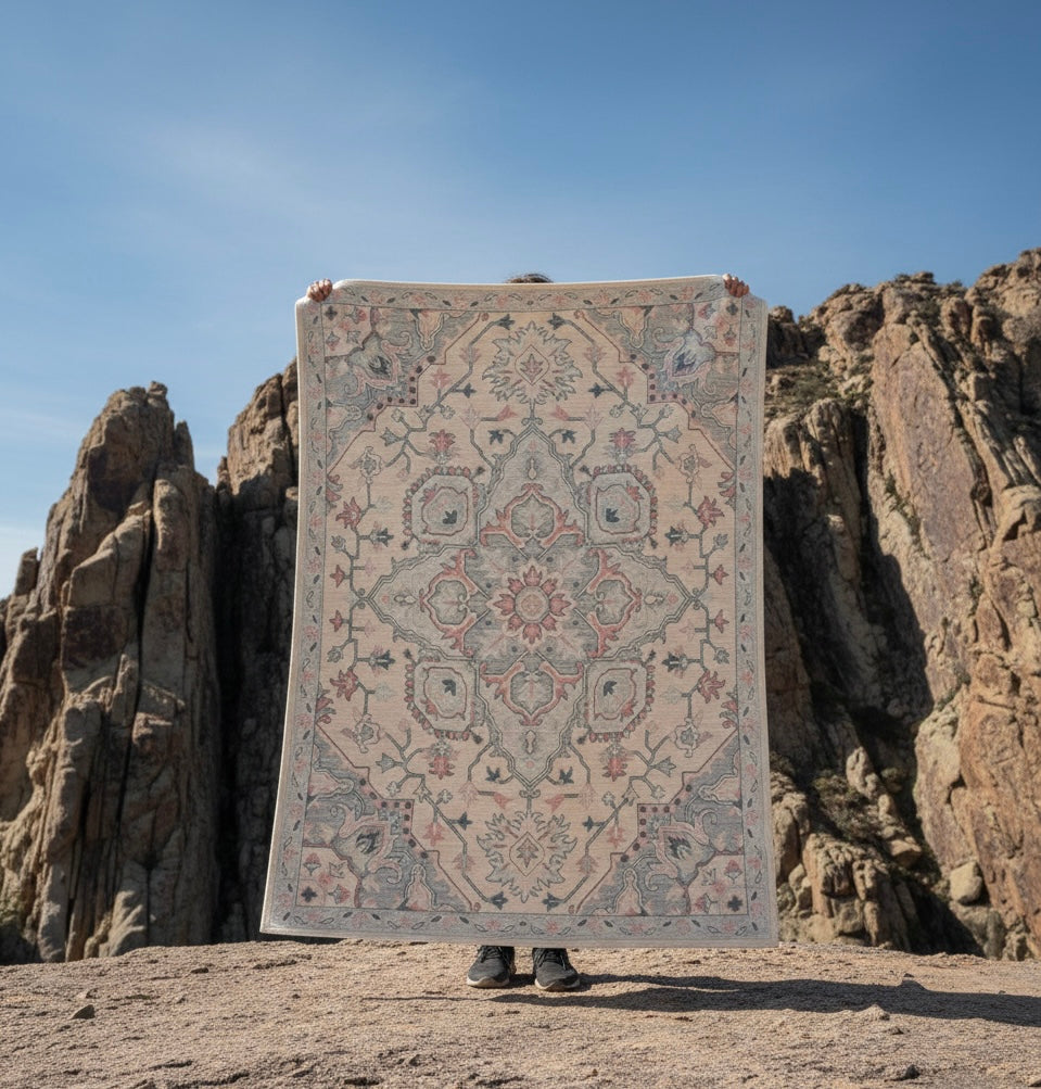 Serene Pastel Handtufted Rugs