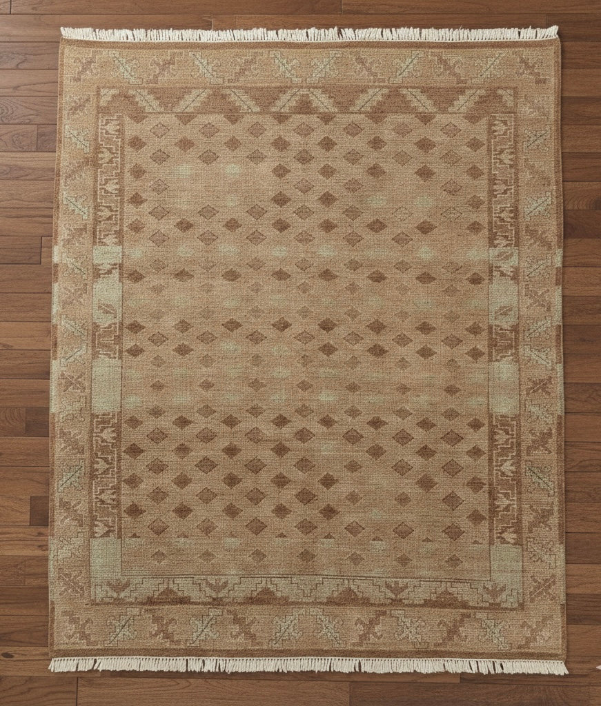 The Sandstone Diamond Handknotted Rugs
