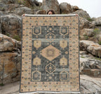 Antique Medallion Distressed Handknotted Rugs
